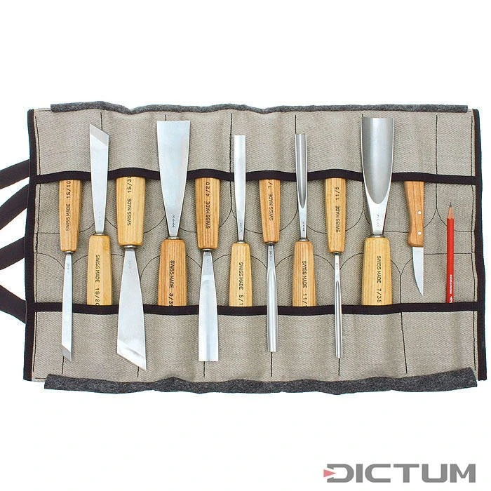 Jeu De Ciseaux De Sculpture Val Gardena Pfeil, 11 Pièces 1 Jeu De Ciseaux De Sculpture Val Gardena Pfeil, 11 Pièces