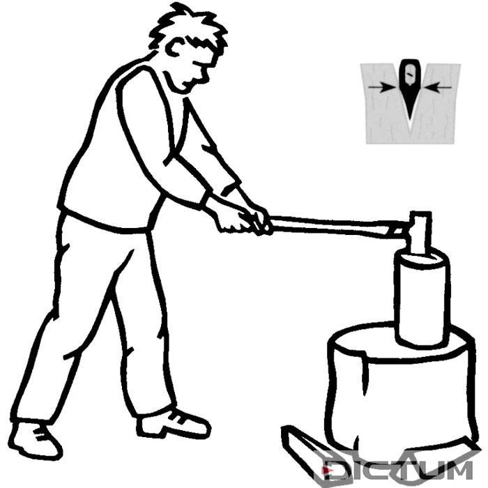 Grande Hache à Fendre Gränsfors, Manche Standard - Image 2