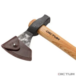 Hache De Plein Air DICTUM Avec Tête De Frappe, Avec étui En Cuir Standard -Outils Soldes 708479 04 P WE 8 DICTUM Outdoor Axt mit Hammerkopf WZ jpg c1