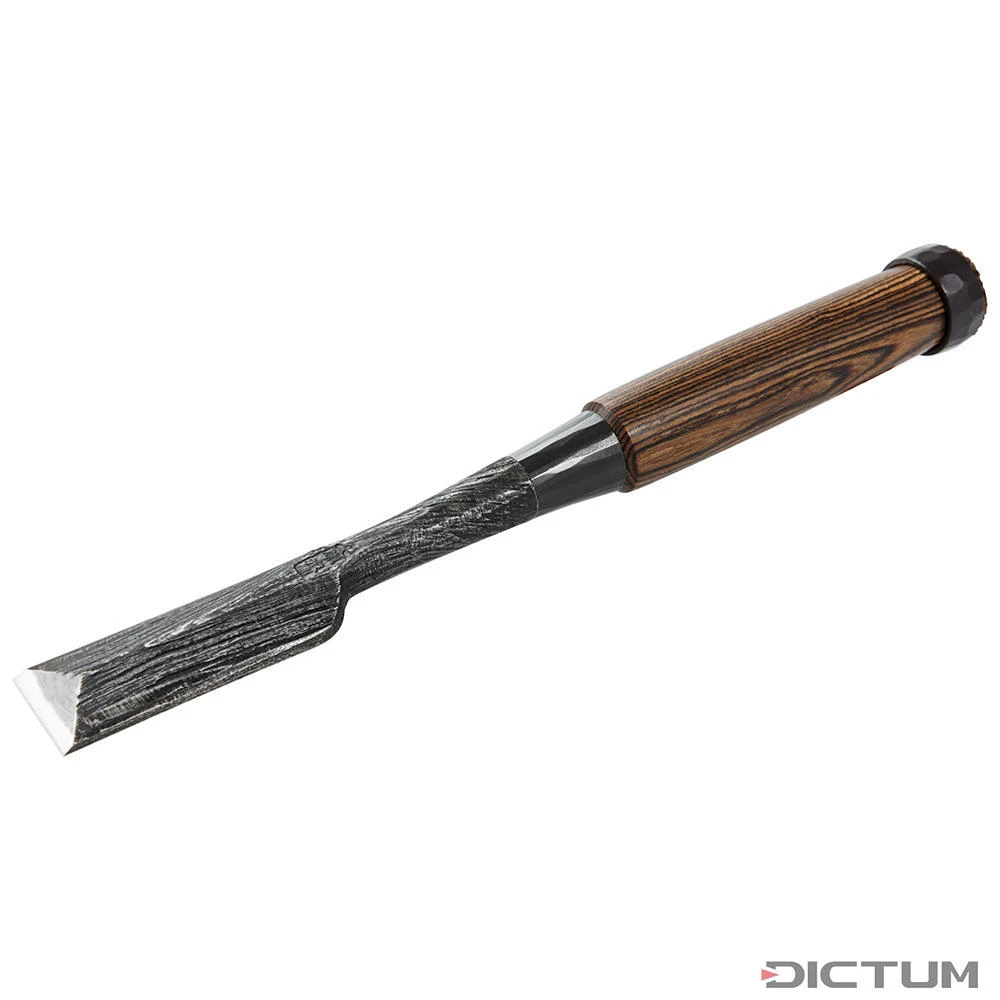 Ciseau à Bois Pour Ass. à Queue D'aronde Tasai Shinogi Nomi, Larg. De Lame 24 Mm - Image 3