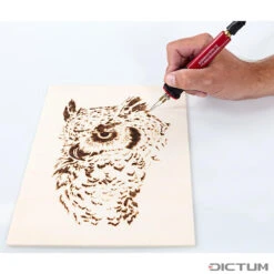 Set Complet D'appareil De Pyrogravure Burnmaster Eagle, Incl. 15 Pointes -Outils Soldes 715300 04 A WE 8 Burnmaster Eagle Brandmalger t Set inkl 15 Brennschleifen WZ jpg