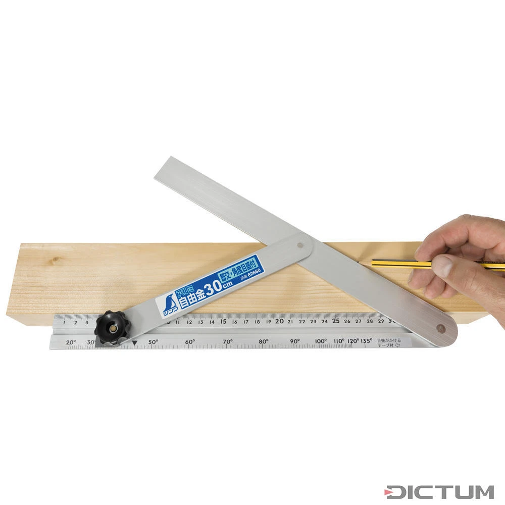 Fausse-équerre De Charpentier Shinwa à Graduation, 300 Mm - Image 3