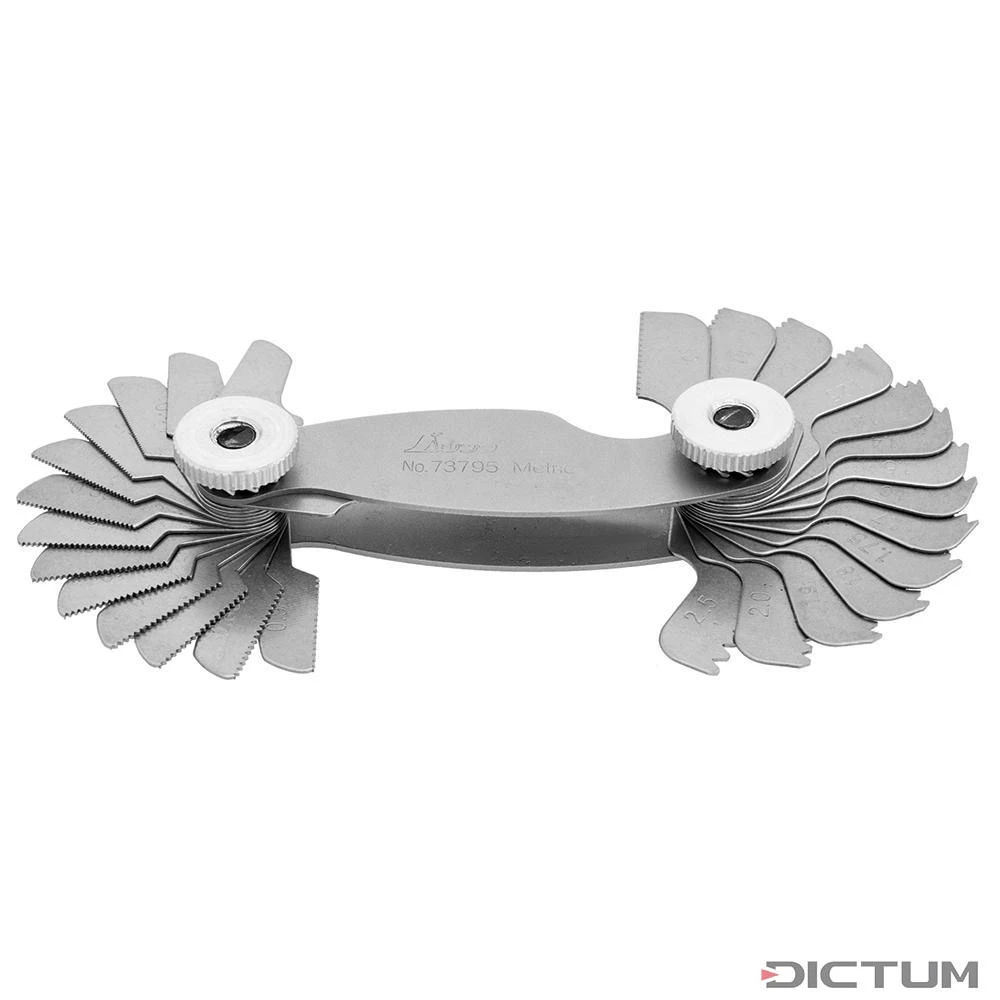 Jauges D'épaisseur Shinwa, Métrique, 28 Lames 2 Jauges D'épaisseur Shinwa, Métrique, 28 Lames - Image 2