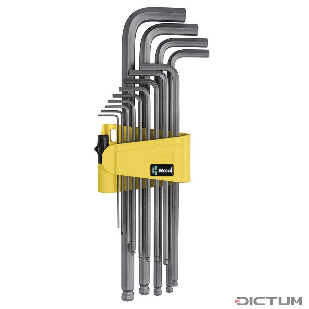 Jeu De Clés Mâles Coudées Wera, Pouce, 13 Pièces