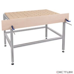 Table Multifonctions DICTUM PRO, Plateau Fermé, MDF, Marron -Outils Soldes 728758 01 A WE 8 DICTUM Multifunktionstisch PRO Platte geschlossen WZ jpg c3