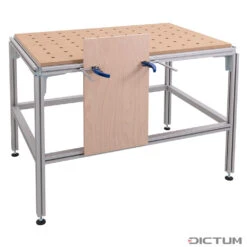Table Multifonctions DICTUM PRO, Plateau Fermé, MDF, Marron -Outils Soldes 728758 03 A WE 8 DICTUM Multifunktionstisch PRO Platte geschlossen WZ jpg c3