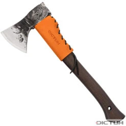 Rêv. Cuir P. Manche Hachette For. DICTUM » Forst Edition «, Cuir Buffle, Orange -Outils Soldes 730885 01 A WE 8 DICTUM Axt Collar f r Forstbeil Forst Edition B ffelleder orange WZ jpg